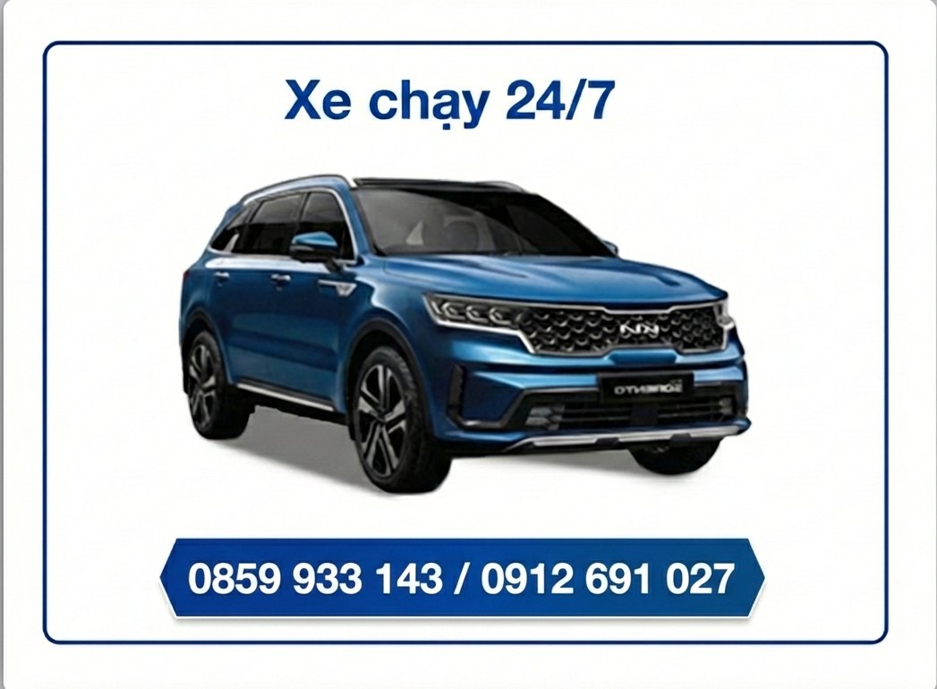 Xe chạy 24/7